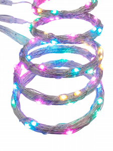 Огонек OG-LDG11 гирлянда-штора LED Мультицвет (3х1м,100 ламп,USB)